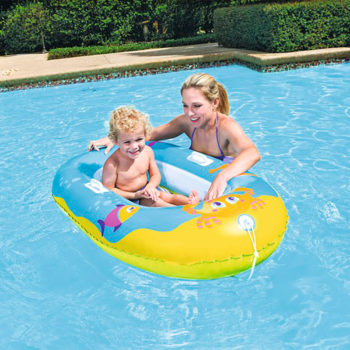 Barca Hinchable Infantil Happy Crustacen 135x89cm Bestway