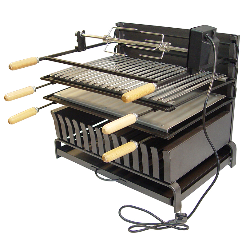 Barbacoa cajón (Plancha Inox) 70x40x50cm EL ZORRO