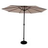 Parasol aluminio 3m beige PROFER GARDEN