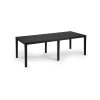 Mesa extensible antracita 72x150/220x90cm Queen IPAE