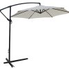 Parasol Lateral Aluminio Beige