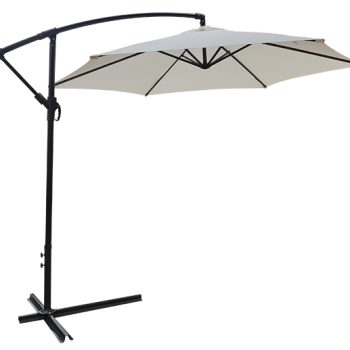 Parasol Lateral Aluminio Beige