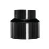 Reduccion para estufa de leña exojo vitrificada negra 250-200