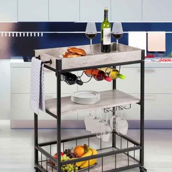 Carro de Cocina Rústico