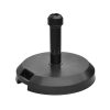 Pie parasol PP/ Cemento Negro