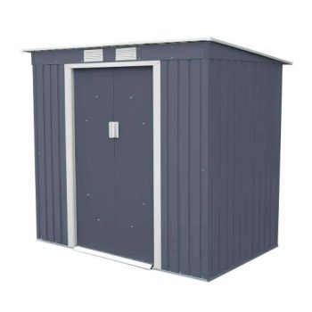 Caseta Jardín Metálica Buckingham Gris