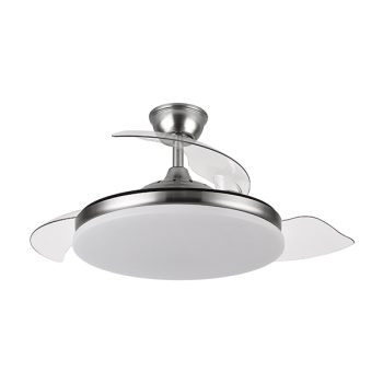 Ventilador Techo Con Luz 3 Aspas Retractiles