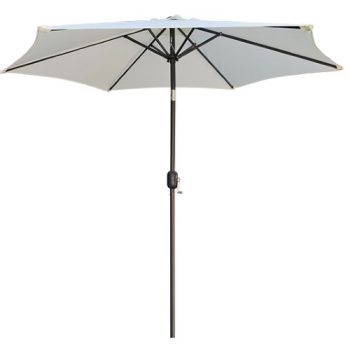 Parasol aluminio Beige 2.5m
