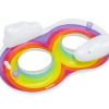 Flotador Doble Asiento Arco Iris