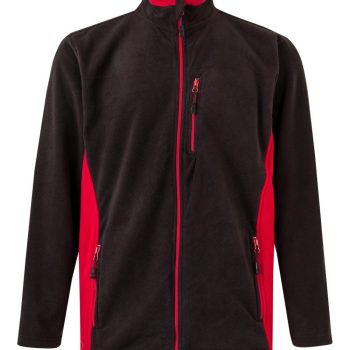 Chaqueta Polar Rojo/Negro Velilla