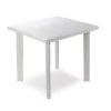Mesa resina blanca Fiocco exterior 80x75x72 cms