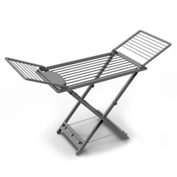Tendedero plegable con alas gris claro SP Berner
